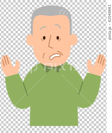 驚いている男性② 82048661