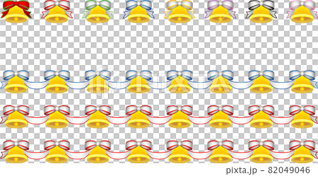 Ribbon and bell - Stock Illustration [82049046] - PIXTA