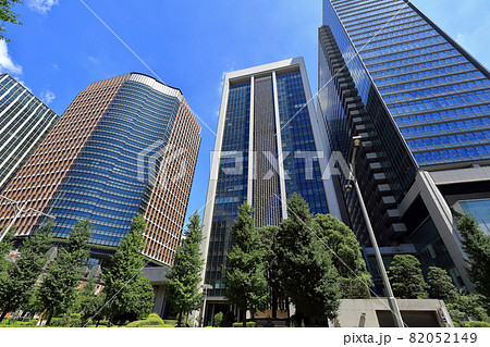 東京　千代田区 丸の内の都市風景　東京ビルディング 82052149