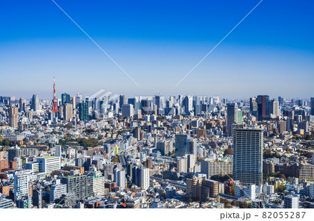東京・東京タワー・都市風景　イメージ 82055287