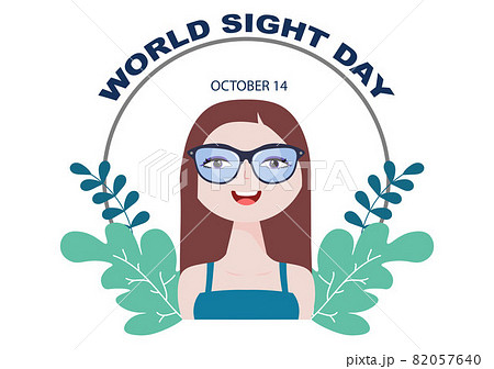 World Sight Day Background Vector Illustration のイラスト素材