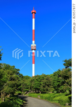 【愛媛県】快晴下の宇和海展望タワー 82057877