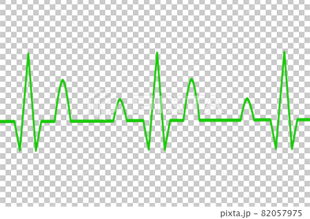 心電図波形イメージ  82057975