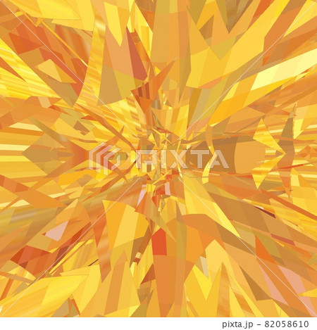 素材　背景　装飾　金　光　gold　炎 82058610