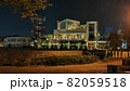 徳島中央公園の夜景池に映る景色 82059518