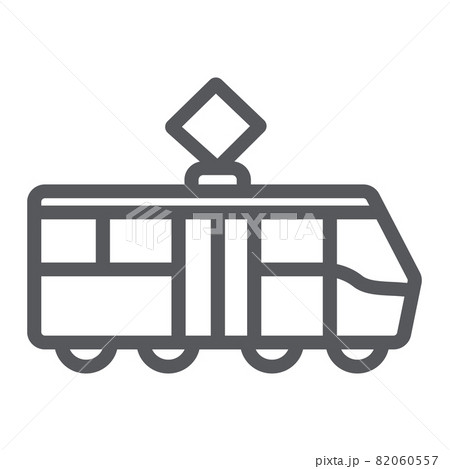 Tram Line Icon Transportation And Railway のイラスト素材