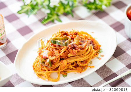 日本で創作された懐かしいナポリタンスパゲッティ 82060813