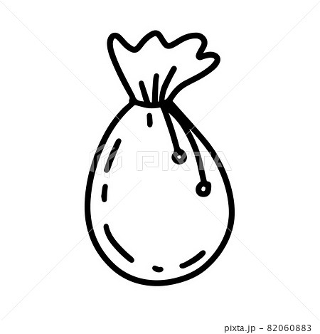 A bag with ties. Vector illustration 82060883