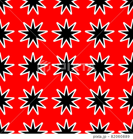Star pattern on red background 82060889