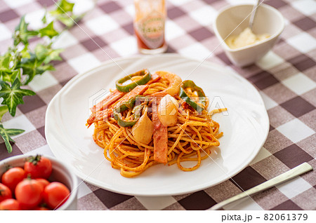 日本で創作された懐かしいナポリタンスパゲッティ 82061379