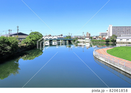 名古屋市中川区　中川運河に架かる小栗橋 82061858