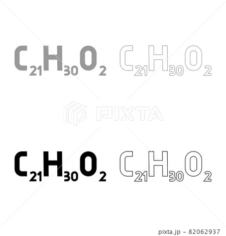 Chemical formula C21H30O2 Cannabidiol CBD 82062937
