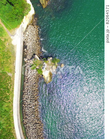 日本三景の一つ「松島湾」〜ドローンで空撮（宮城県東松島市宮戸字樫木山） 82064571