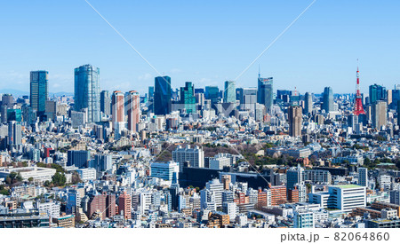 東京・東京タワー・都市風景　イメージ 82064860