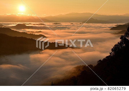 野迫川村の雲海 野迫川村の雲海 82065279