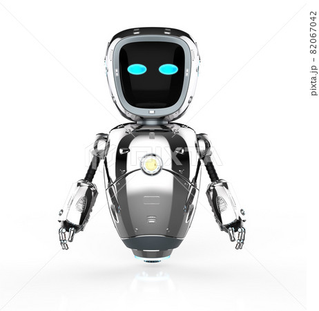 Assistant Robot With Serving Trayのイラスト素材