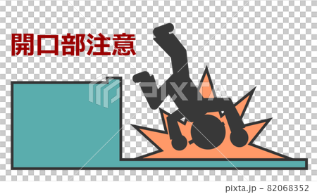 現場で段差から落ちて大怪我をした作業員 82068352