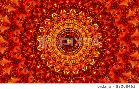 Orange rays stars on black retro textured pattern 70s. Abstract unique kaleidoscope background. Beautiful kaleidoscope seamless pattern. Seamless kaleidoscope texture Orange rays stars on black retro textured pattern 70s. Abstract unique kaleidoscope background. Beautiful kaleidoscope seamless pattern. Seamless kaleidoscope texture 82068463