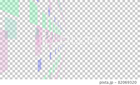 CGスクエア　多数の四角形で構成された背景素材 82069320