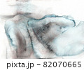 青とグレーの抽象的な水彩テクスチャの背景 82070665