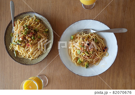 蛸とアボカドのオイル系パスタ 蛸とアボカドのオイル系パスタ 82070676