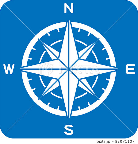 Compass Pictogram Stock Illustration