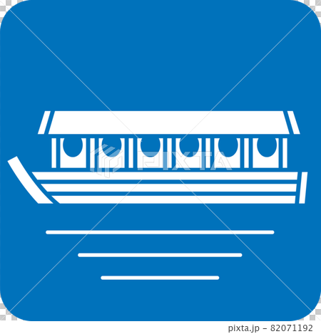 Houseboat pictogram 82071192