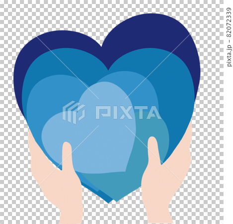 遞心臟/情人節、獻血、捐贈者的插圖 82072339