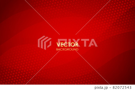 赤い曲線的な背景　ベクター素材 82072543