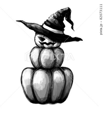 手描き風イラスト-ハロウィン 82073111