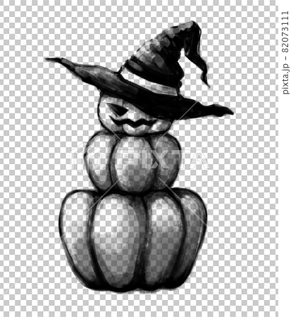 手描き風イラスト-ハロウィン 82073111