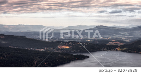Aerial View of Vancouver Island from the top of Mt. Maxwell. Aerial View of Vancouver Island from the top of Mt. Maxwell. 82073829