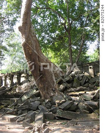 カンボジア、日中のベンメリア。 82075244
