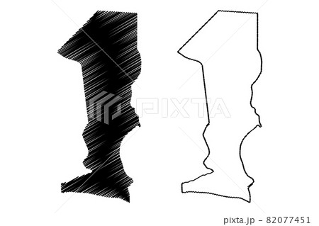 Oshana Region (Regions of Namibia, Republic of Namibia) map vector illustration, scribble sketch Oshana map Oshana Region (Regions of Namibia, Republic of Namibia) map vector illustration, scribble sketch Oshana map 82077451