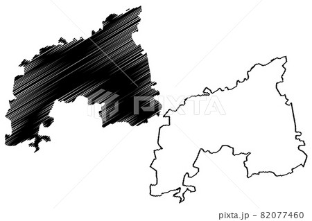 Khomas Region (Regions of Namibia, Republic of Namibia) map vector illustration, scribble sketch Khomas map Khomas Region (Regions of Namibia, Republic of Namibia) map vector illustration, scribble sketch Khomas map 82077460