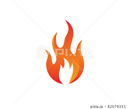 Fire symbol vector icon illustration 82079333