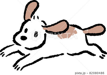 ゆるい犬のイラスト1 カラー のイラスト素材