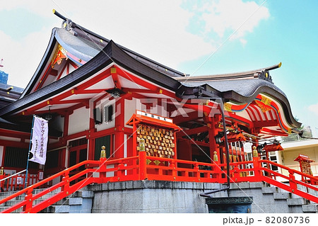 新宿　花園神社　拝殿 82080736