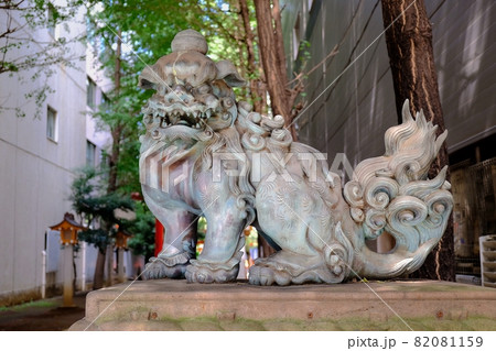 新宿　花園神社　狛犬（阿） 82081159