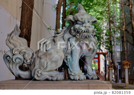 新宿　花園神社　狛犬（吽） 82081359