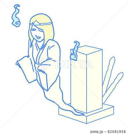 お墓から出る幽霊 82081938