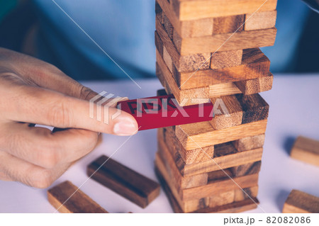 Planning with finance and investment for strategy of business, stability and risk. 82082086