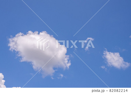 Beautiful blue clear sky background 82082214