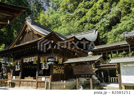 近江八幡　日牟禮八幡宮　本殿　滋賀県近江八幡市 82083251