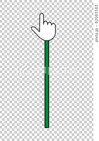 Pointer (green) - Stock Illustration [82083583] - PIXTA