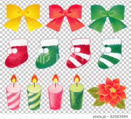 Christmas accessory color pencil drawing set 82083994