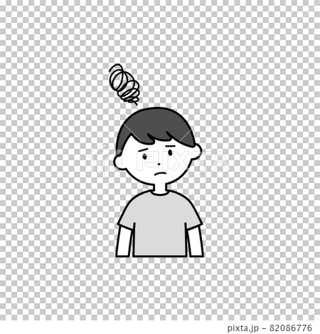 [Monochrome] Boys in trouble Illustration 82086776