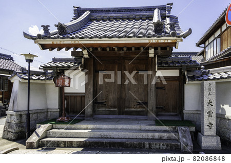 彦根市街 花しょうぶ通り商店街 大雲寺 滋賀県彦根市 彦根市街 花しょうぶ通り商店街 大雲寺 滋賀県彦根市 82086848