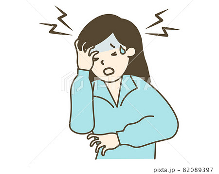 頭痛・頭が重い・めまい・睡眠障害・イライラ・パニック・うつ状態_自律神経の乱れ症状 82089397