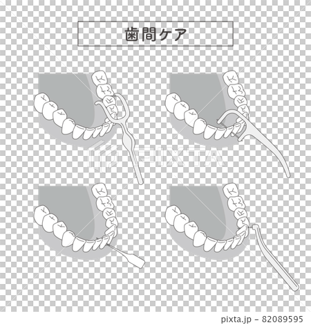 Interdental care floss interdental brush 82089595